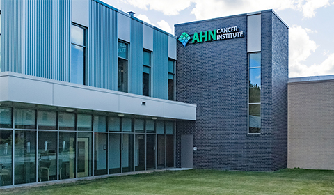 exterior of AHN Cancer Institute - Saint Vincent